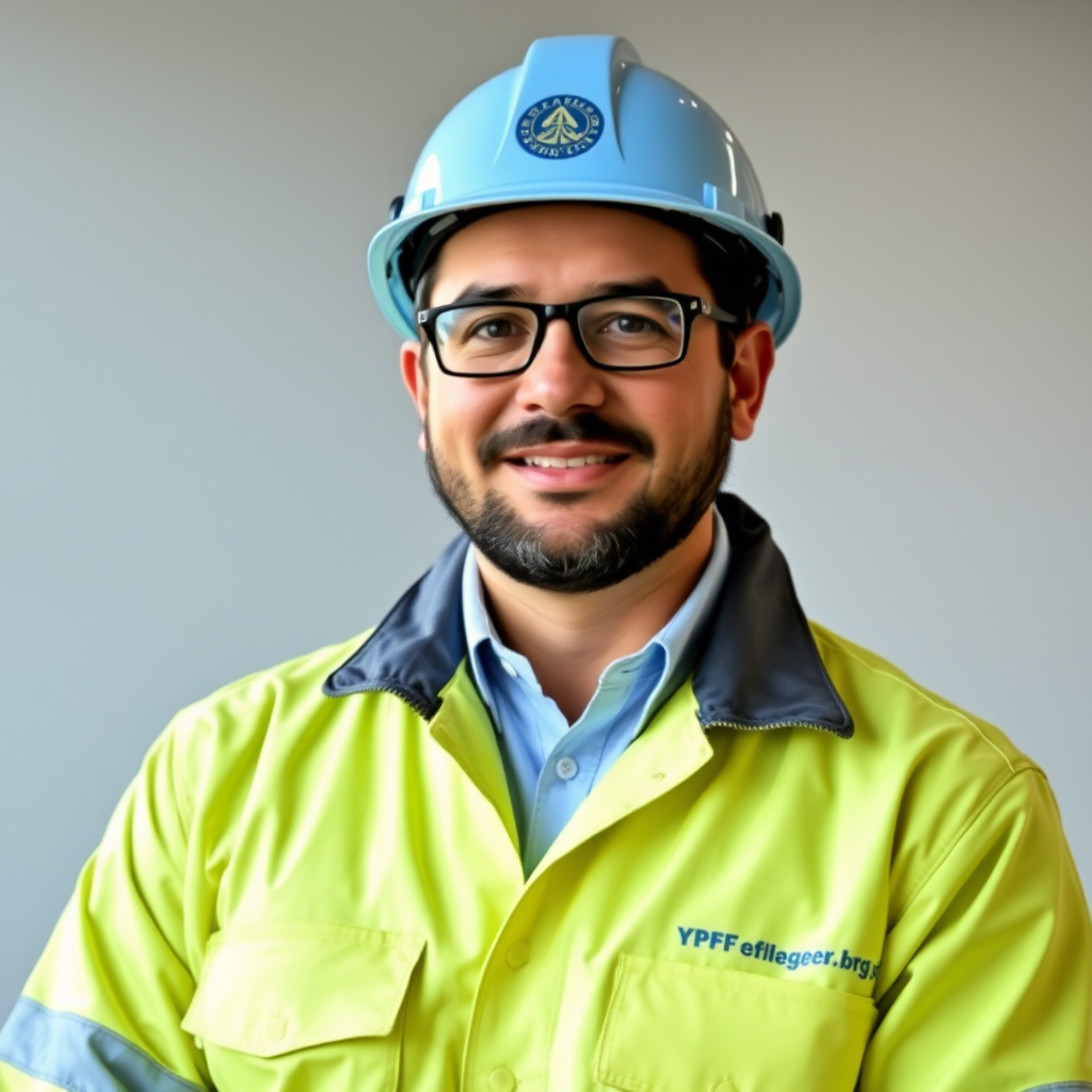Imagen profesional del Director de Operaciones de YPF, ingeniero especializado en operaciones petroleras y gestión de infraestructura energética