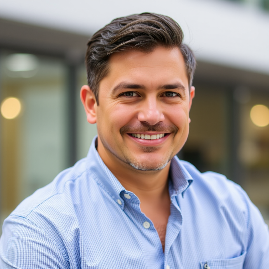 Retrato de Roberto Martín Herrera, especialista en productos financieros innovadores para el sector petrolero y energético